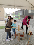 イベント：お餅つき体験コーナー