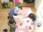 イベント：手作りケーキ体験コーナー